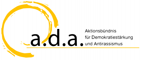 Logo: Aktionsbündnis für Demokratiestärkung und Antirassismus