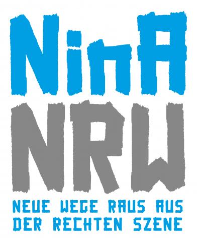 Logo: NinA NRW - Neue Wege raus aus der rechten Szene