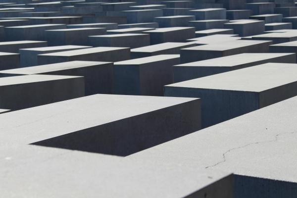 Stelen des Holocaust Mahnmals in Berlin