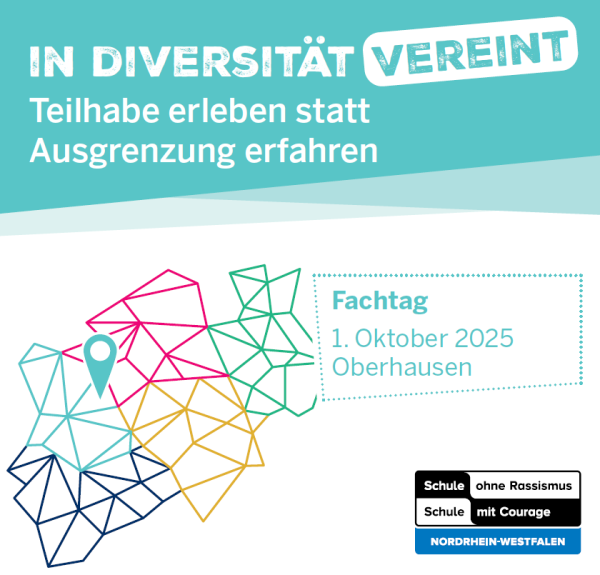 Plakat zum Fachtag mit dem Titel und Datum