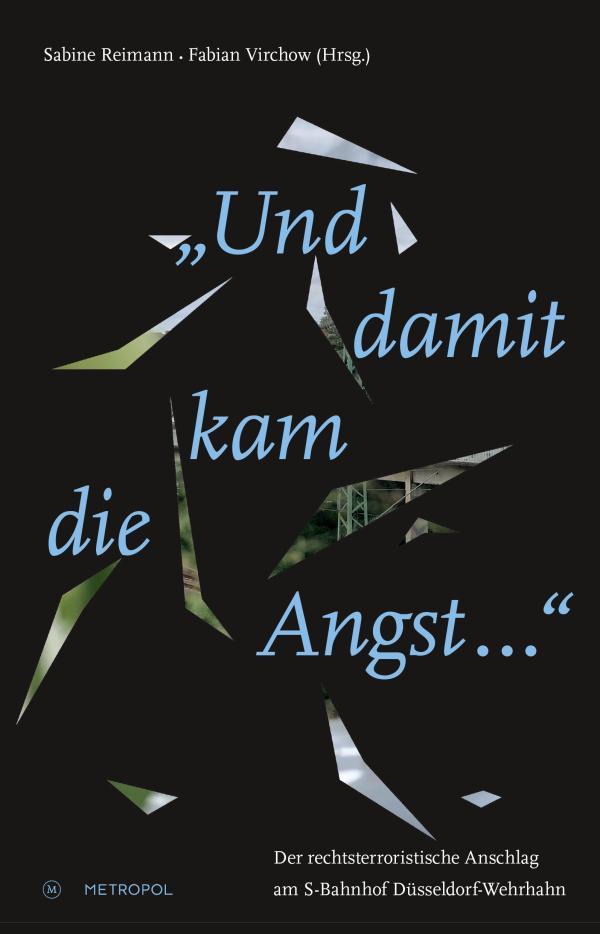 Buchcover in schwarz mit Titel in blauer Schrift