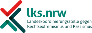 Logo lks.nrw Landeskoordnierungsstelle gegen Rechtsextremismus und Rassismus